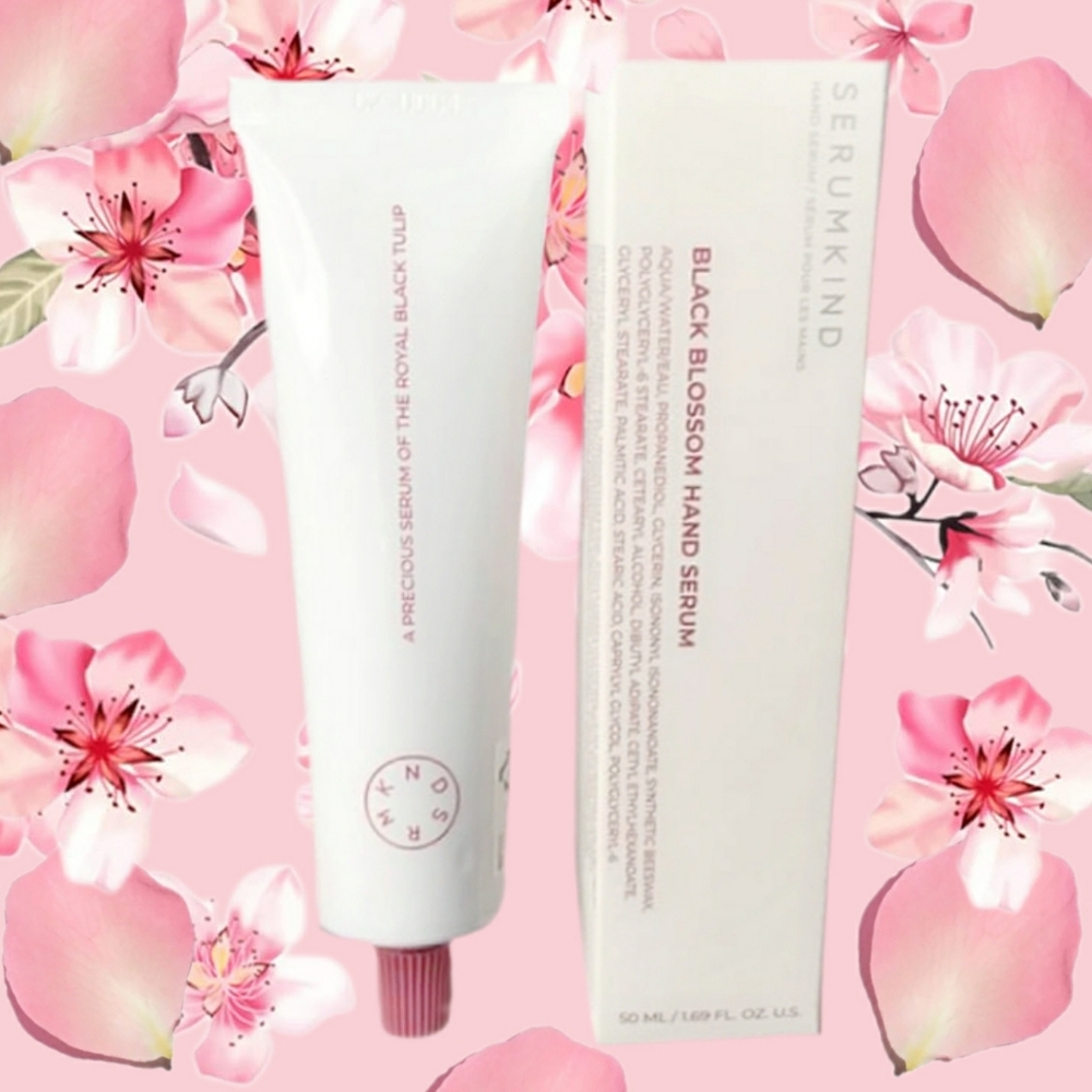 SERUMKIND Black Blossom Hand Cream Serum Luxury K Beauty 50 ml *BNIB!